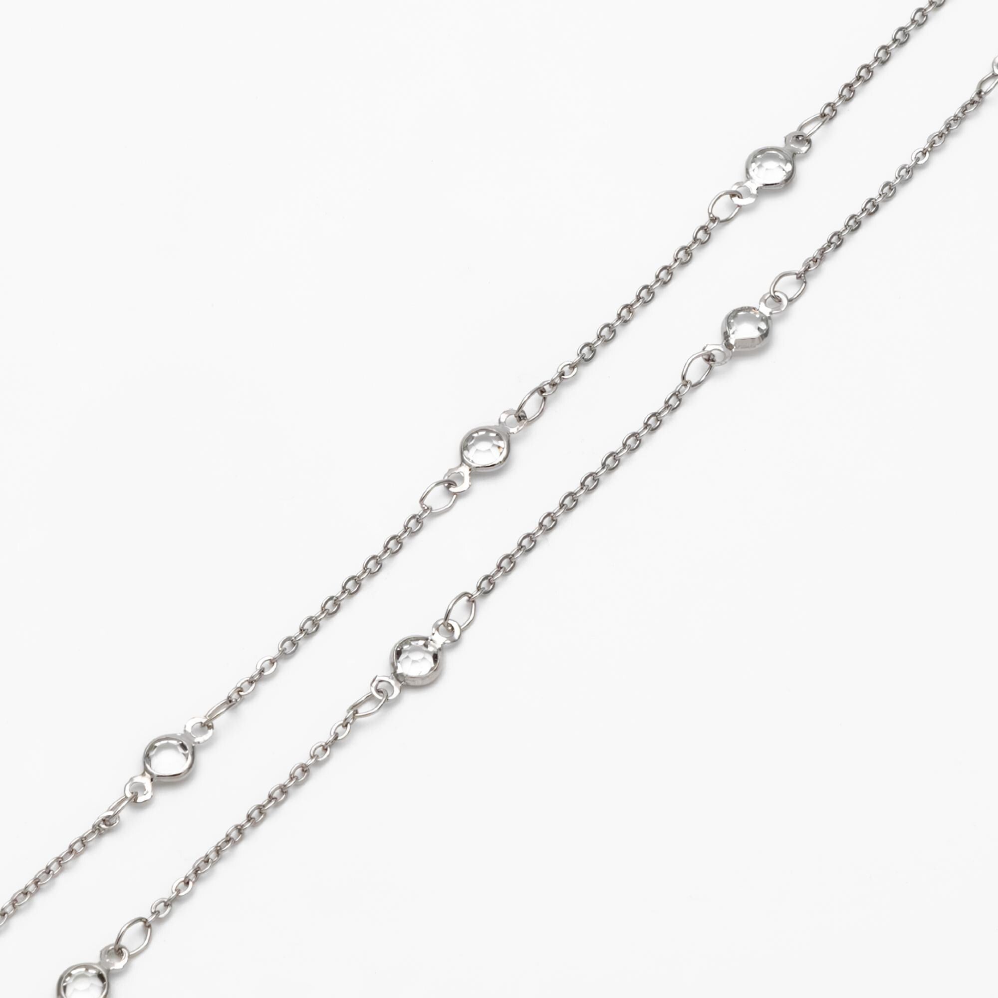 Gold plated Brass Crystal Beaded Chains, 4.5/ 7mm Round Coin Glass Beads, Lead Nickel Free (#LK-147)/ 1 Meter=3.3 ft